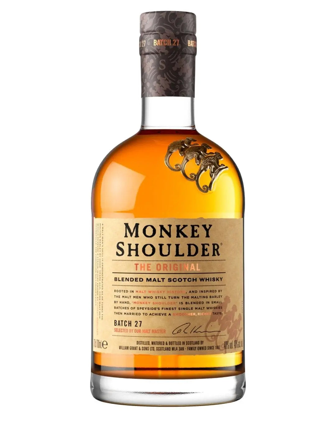 Monkey Shoulder Blended Malt Scotch Whisky 70cl
