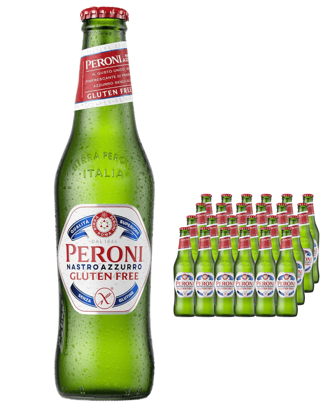 Peroni Nastro Azzurro Gluten Free 330ml (Case of 24)