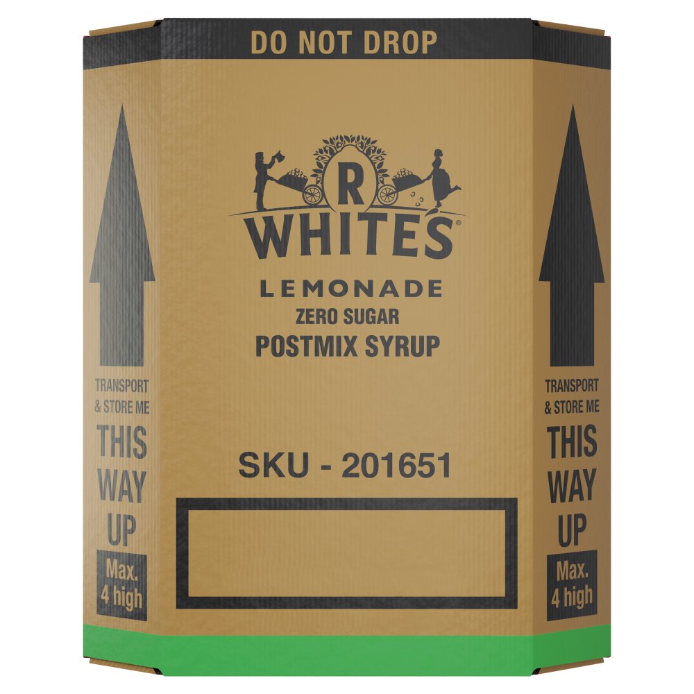 Britvic R. White's Lemonade Postmix 7 Ltr BIB