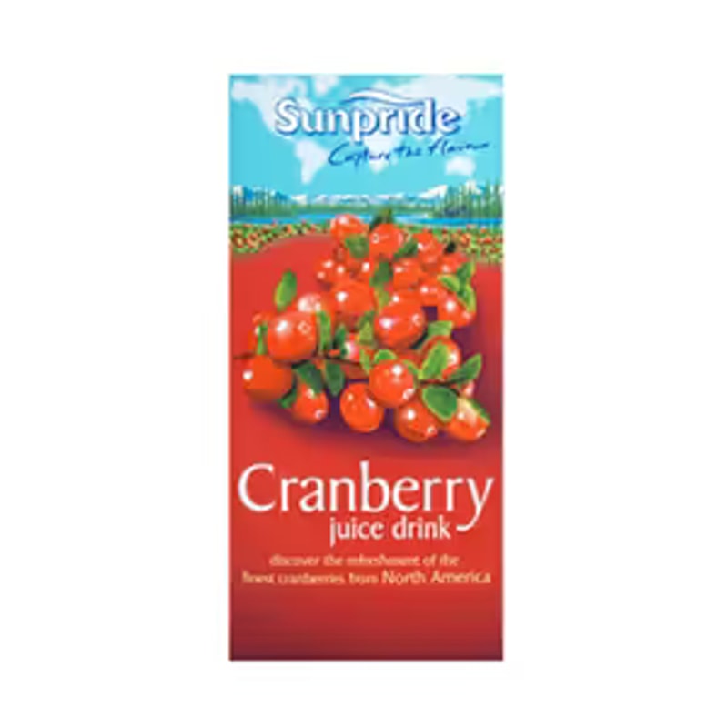 Sunpride Cranberry Juice 1 Ltr (Case of 12)