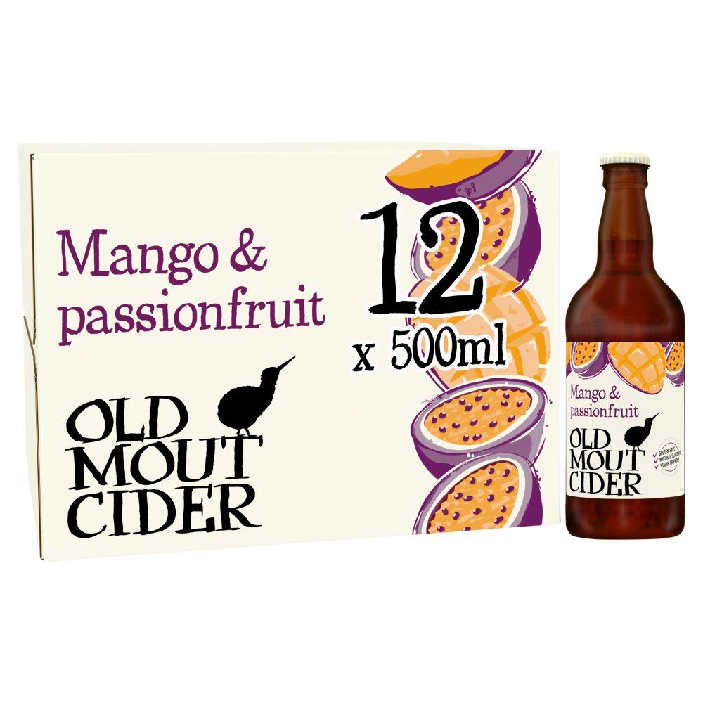 Old Mout Mango & Passion Fruit Cider 500ml (Case of 12)
