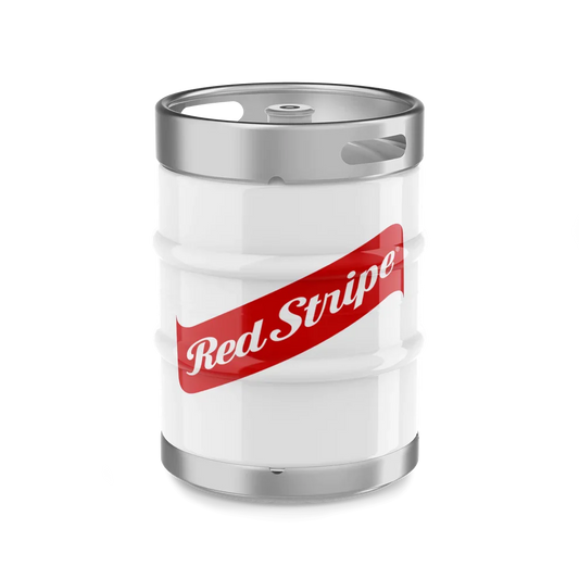 Red Stripe Keg