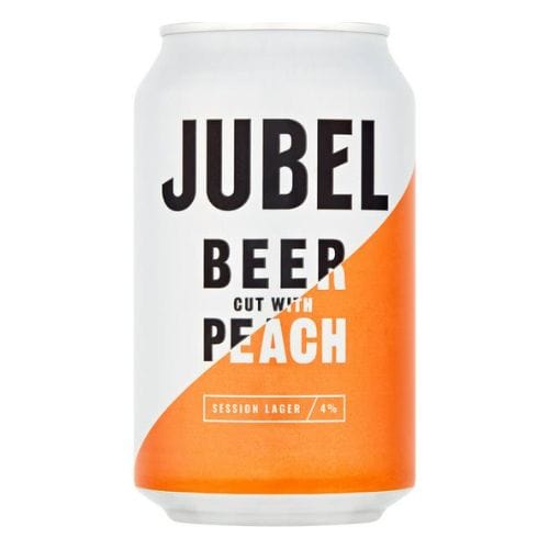 Jubel Peach Cans 330ml (Case of 24)
