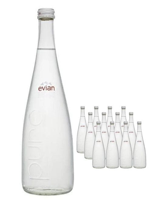 Evian Still Water Glass 750ml (Case of 12)
