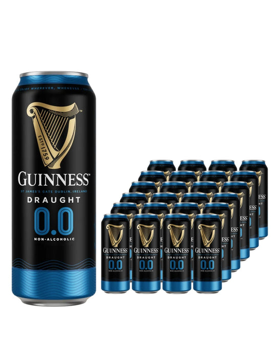 Guinness 0.0 Alcohol-Free Cans 538ml (Case of 24)