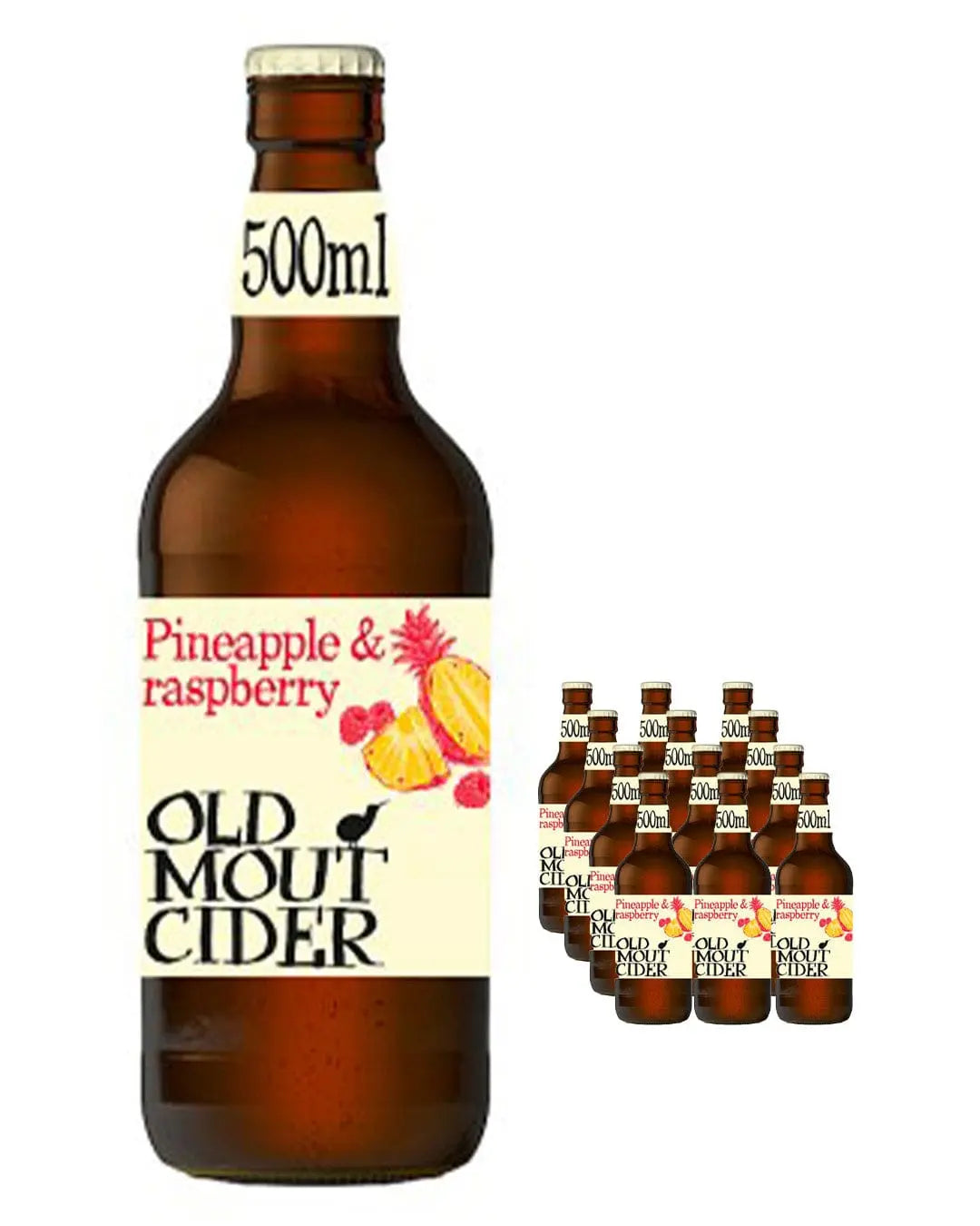 Old Mout Pineapple & Raspberry Cider 500ml (Case of 12)